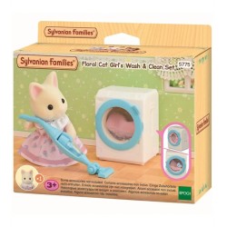 Epoch the Sylvanian Families Floral cat Girl's Wash & Clean set 5775 5054131057759