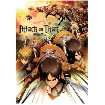 Clementoni Puzzle High Quality Collection Attack on Titans 1000 pcs - Compact box 1260-39923 8005125399239