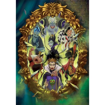 Clementoni Παζλ High Quality Collection Disney Villains 1000 Τμχ - Compact Box 1260-39812 8005125398126