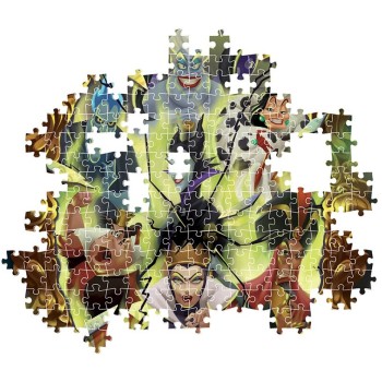 Clementoni Παζλ High Quality Collection Disney Villains 1000 Τμχ - Compact Box 1260-39812 8005125398126