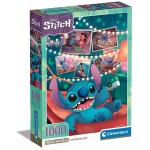 Clementoni Puzzle High Quality Collection Disney Stitch 1000 Pcs - Compact Box 1260-39793 8005125397938