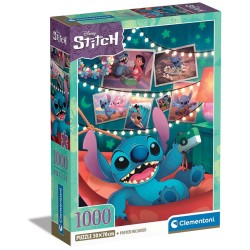 Clementoni Παζλ High Quality Collection Disney Stitch 1000 Τμχ - Compact Box 1260-39793 8005125397938