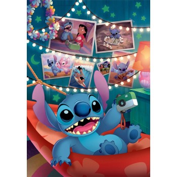 Clementoni Puzzle High Quality Collection Disney Stitch 1000 Pcs - Compact Box 1260-39793 8005125397938