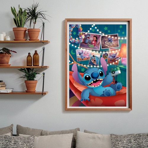 Clementoni Puzzle High Quality Collection Disney Stitch 1000 Pcs - Compact Box 1260-39793 8005125397938