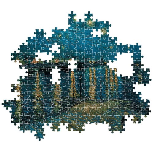 Clementoni Museum Collection Van Gogh Puzzle: Starry Night Over the Rhine 1000 Pieces - Compact Box 1260-39789 8005125397891