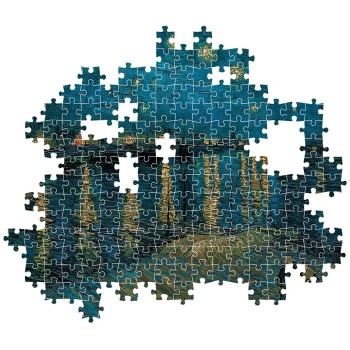 Clementoni Museum Collection Van Gogh Puzzle: Starry Night Over the Rhine 1000 Pieces - Compact Box 1260-39789 8005125397891