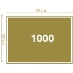 Clementoni Museum Collection Van Gogh Puzzle: Starry Night Over the Rhine 1000 Pieces - Compact Box 1260-39789 8005125397891