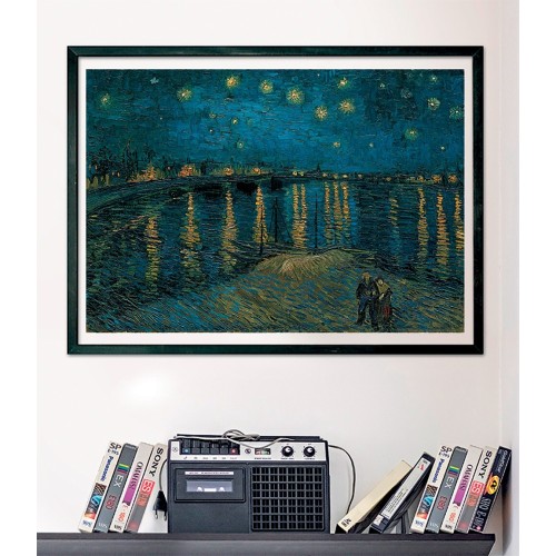 Clementoni Museum Collection Van Gogh Puzzle: Starry Night Over the Rhine 1000 Pieces - Compact Box 1260-39789 8005125397891