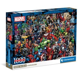 Clementoni Marvel Avengers Impossible Marvel Puzzle 1000 pcs - Compact box 1260-39709 8005125397099