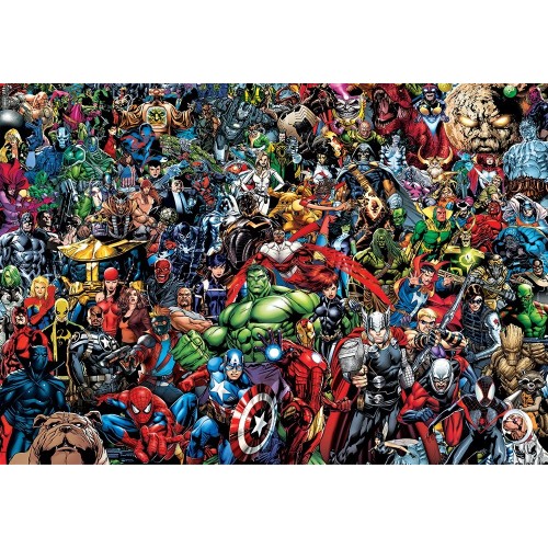 Clementoni Marvel Avengers Παζλ Impossible Marvel 1000 Τμχ - Compact Box 1260-39709 8005125397099