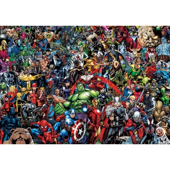 Clementoni Marvel Avengers Παζλ Impossible Marvel 1000 Τμχ - Compact Box 1260-39709 8005125397099