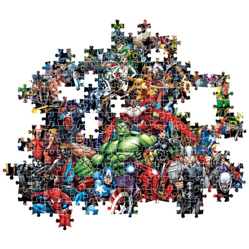 Clementoni Marvel Avengers Impossible Marvel Puzzle 1000 pcs - Compact box 1260-39709 8005125397099