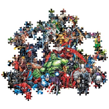 Clementoni Marvel Avengers Impossible Marvel Puzzle 1000 pcs - Compact box 1260-39709 8005125397099