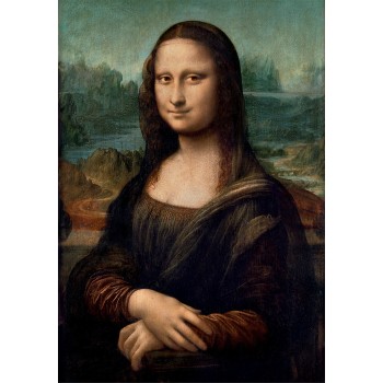 Clementoni Museum Collection Leonardo Da Vinci Puzzle: Mona Lisa 1000 Pieces - Compact Box 1260-39708 8005125397082