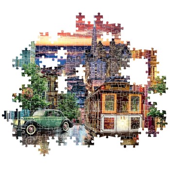 Clementoni High Quality Collection San Francisco Puzzle 1000 Pieces - Compact Box 1220-39776 8005125397761