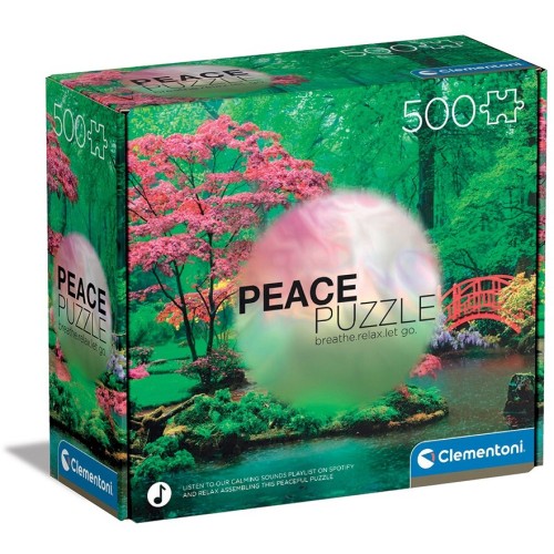 Clementoni Παζλ Peace Puzzles Raindrops Lullaby 500 Τμχ 1220-35528 8005125355280