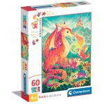 Clementoni Παιδικό Παζλ Super Color Δράκοι 60 Τμχ 1200-26600 8005125266005