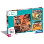 Clementoni Παιδικό Παζλ Super Color Disney Classics 3X48 Τμχ 1200-25299 8005125252992