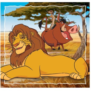 Clementoni Children's Puzzle Super Color Disney Classics 3X48 Pcs 1200-25299 8005125252992