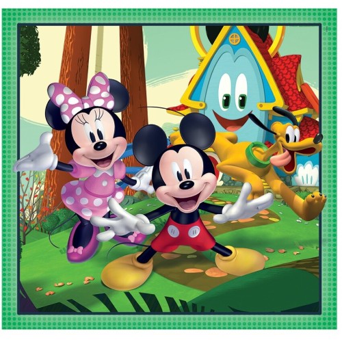 Clementoni Disney Mickey Mouse Children's Puzzle Super Color Disney Mickey And Friends 3X48 Pcs 1200-25298 8005125252985