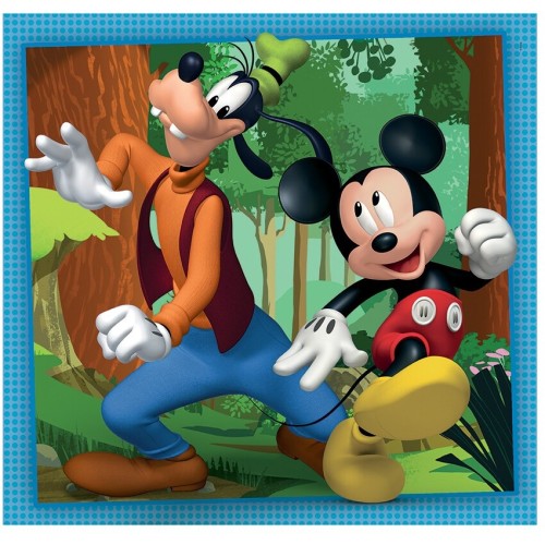 Clementoni Disney Mickey Mouse Children's Puzzle Super Color Disney Mickey And Friends 3X48 Pcs 1200-25298 8005125252985