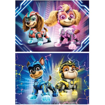Clementoni Παιδικό Παζλ Super Color Nickelodeon Paw Patrol The Mighty Movie 2X20 Τμχ 1200-24805 8005125248056
