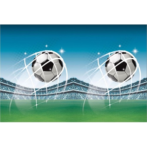 PROCOS Plastic Table Cloth Football Soccer Fans Party 180X120cm Tablecloths, 093748 5201184937488