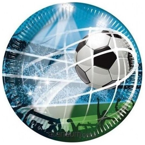 PROCOS Πιάτα Μεσαία Decorata Soccer Fans 20Εκ 8Τμχ 093745 5201184937457