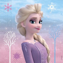 PROCOS Disney Frozen Napkins Frozen 2 Wind Spirit, 33 X 33 Cm, 2-Ply, Pack Of 20, Fsc Mix, 093840 5201184938409