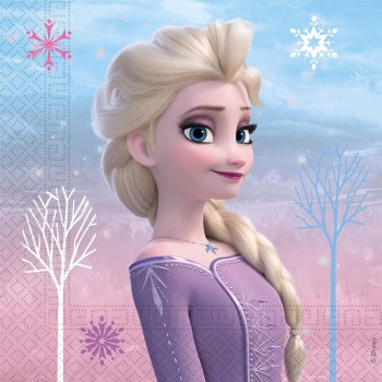 PROCOS Disney Frozen Χαρτοπετσέτες Frozen 2 Wind Spirit  33X33 20Τμχ, 2 Στρώσεις, Συσκευασία Των 20, Μείγμα Fsc, 093840 52011849