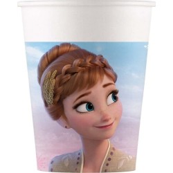 PROCOS Disney Frozen 93839 Frozen 2 Wind Spirit, 200 Ml, Pack Of 8, Fsc Disposable Cups, P 093839 5201184938393