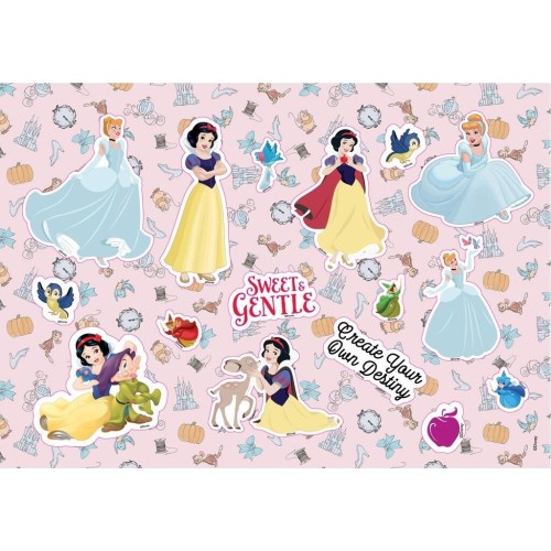 Diakakis imports Disney Princess Μπλοκ Ζωγραφικής Princess 23X33 40Φυλ Αυτοκ-Στενσιλ- 2Σελ ΧΡ 2ΣΧ Χιονατη-Σταχτοπουτα 000564474 