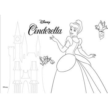 Diakakis imports Disney Princess Μπλοκ Ζωγραφικής Princess 23X33 40Φυλ Αυτοκ-Στενσιλ- 2Σελ ΧΡ 2ΣΧ Χιονατη-Σταχτοπουτα 000564474 