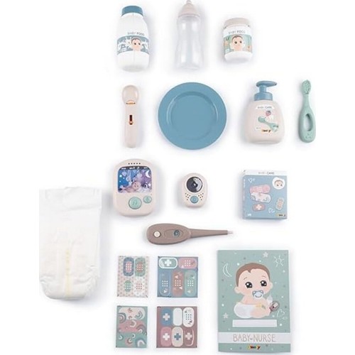 Smoby Κέντρο Φροντίδας Κούκλων Cocoon Nursery 17 Τεμαχίων Σετ Παιχνιδιού 7/220379 3032162203798