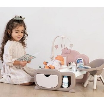 Smoby Κέντρο Φροντίδας Κούκλων Cocoon Nursery 17 Τεμαχίων Σετ Παιχνιδιού 7/220379 3032162203798