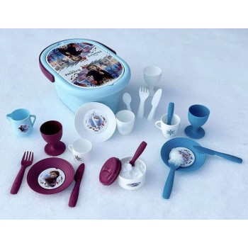 Smoby Disney Frozen frozen 2 childs picnic basket | pretty picnic basket with folding lid  20 c 7/310511 3032163105114
