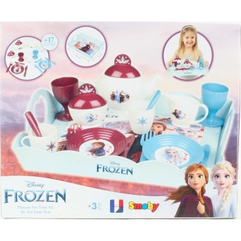 Smoby Disney Frozen frozen 2  tea party tray set | pretty tea time tray with 17 accessories inc 7/310513 3032163105138