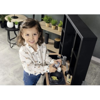 smoby kitchen loft – urban style kitchen includes 32 accessories, stylish s 7/312600 3032163126003