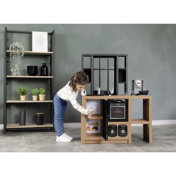 Smoby Κουζίνα Loft Evolutive – Urban Style Κουζίνα Περιλαμβάνει 32 Αξεσουάρ 7/312600 3032163126003