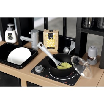 smoby kitchen loft – urban style kitchen includes 32 accessories, stylish s 7/312600 3032163126003