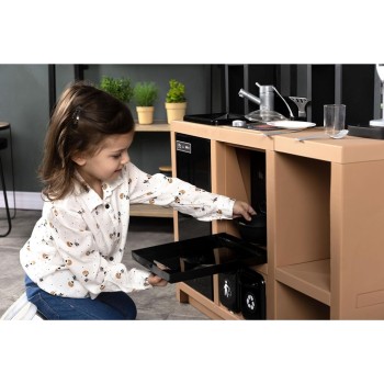 Smoby Κουζίνα Loft Evolutive – Urban Style Κουζίνα Περιλαμβάνει 32 Αξεσουάρ 7/312600 3032163126003