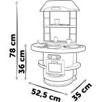 Smoby Nova Κουζίνα - Παιχνίδι Κουζίνα Με Εστιατόριο, Σκεύη Και Αξεσουάρ 312700 3032163127000