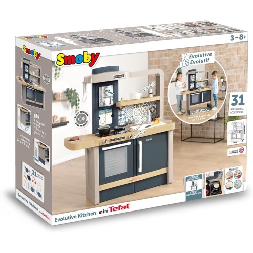 Smoby Tefal Evolutive Κουζίνα 7/312308 3032163123088