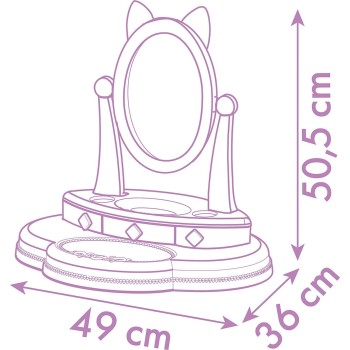 Smoby Gabbys Dollhouse Beauty Studio  Playset For Kids 7/320253 3032163202530