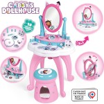 Smoby Gabbys Dollhouse 2 In 1 Dressing Table And Stool -12 Accessories Included - 7/320254 3032163202547