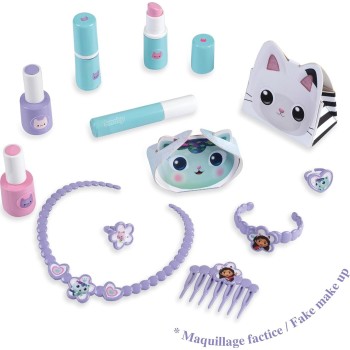 Smoby Gabbys Dollhouse Gabbys 2 Σε 1 Μπουντουάρ Και Σκαμπό, Περιλαμβάνονται 12 Αξεσουάρ 7/320254 3032163202547
