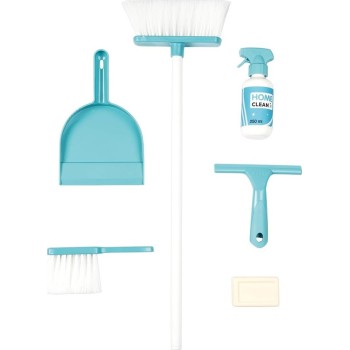 Smoby Cleaning Set Xl - Cleaning Like The Big Ones, With Shovel, Hand Brush, A  7/330321 3032163303213
