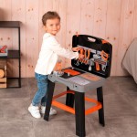 Smoby Black+Decker Tool Case Bricolo Smart 43X35x76 Cm - Workbench Case For Children From 3 Years, Toy With Extensive Tool Acc 7
