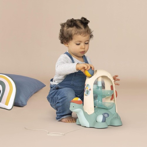 Smoby Little Turtle With Ball Track From 1 Year - Pull Along Toy Incl. Roller Track For Children From 12 Months, Push And Pull  