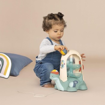 Smoby Little Turtle With Ball Track From 1 Year - Pull Along Toy Incl. Roller Track For Children From 12 Months, Push And Pull  